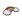 Crocs Jibbitz™ charms Rainbow with Clouds
